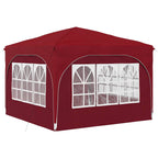 Pop-up Partyzelt 290 x 290 x 245 cm Bordeauxrot
