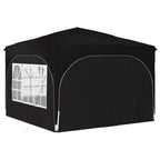 Pop-up Partyzelt 290 x 290 x 245 cm Schwarz