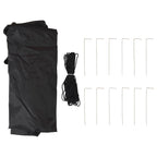 Pop-up Partyzelt 575 x 288 x 245 cm Braun Oxford-Stoff