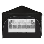 Pop-up Partyzelt 575 x 288 x 245 cm Schwarz Oxford-Stoff