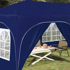 Pop-up Partyzelt 575 x 288 x 245 cm Blau Oxford-Stoff