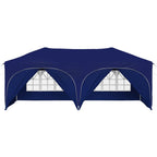 Pop-up Partyzelt 575 x 288 x 245 cm Blau Oxford-Stoff
