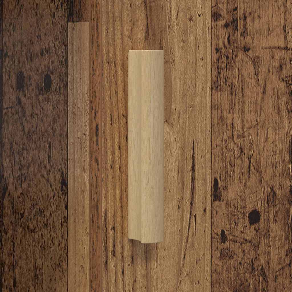Schreibtisch mit Regal Altholz 140 x 50 x 75 cm Holzwerkstoff