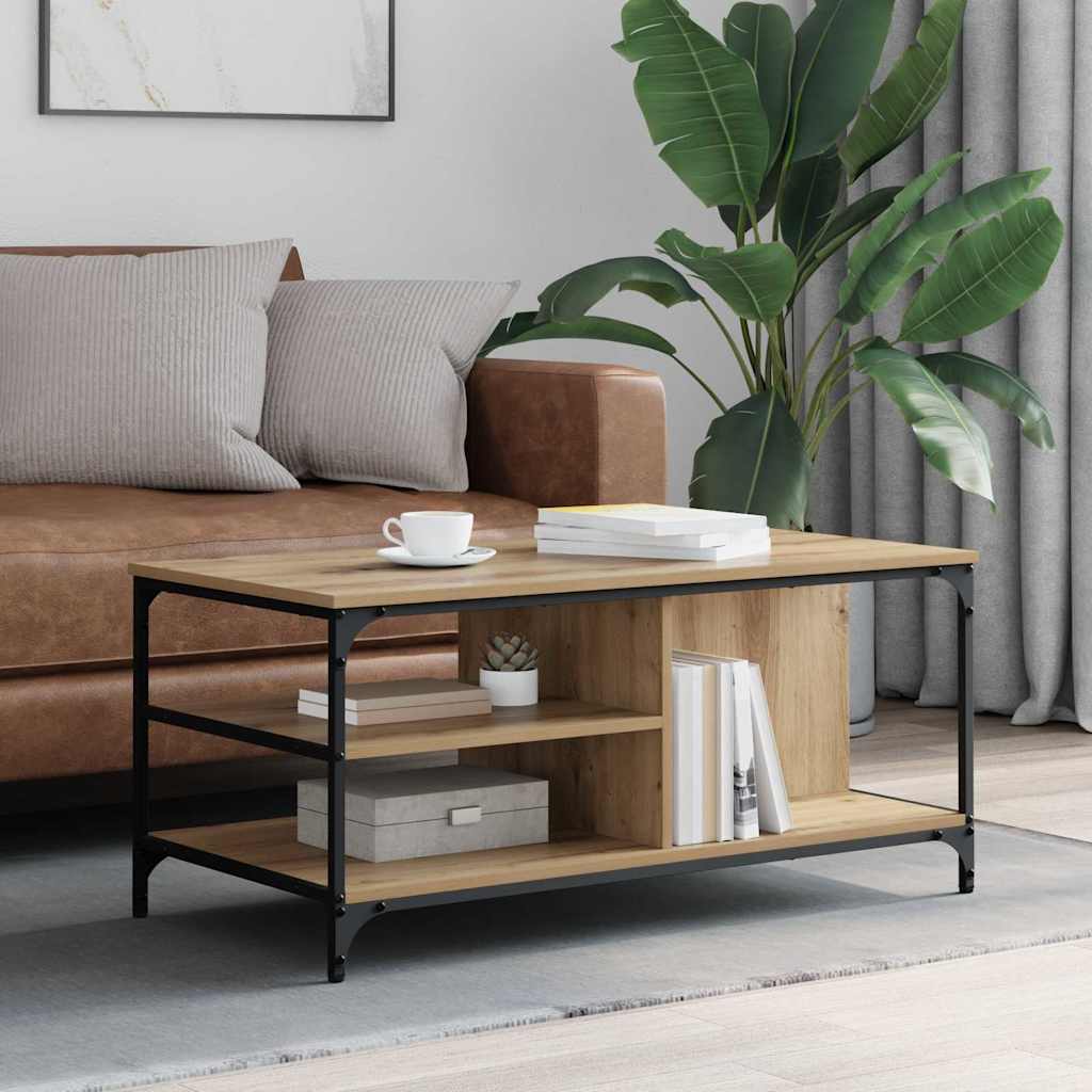 Couchtisch Artisan-Eiche 100 x 50 x 45 cm Holzwerkstoff