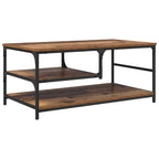 Couchtisch Altholz 90 x 49 x 40 cm Holzwerkstoff
