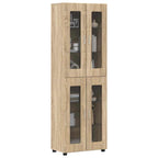Highboard FLORIN Sonoma-Eiche 60 x 35 x 182 cm Holzwerkstoff