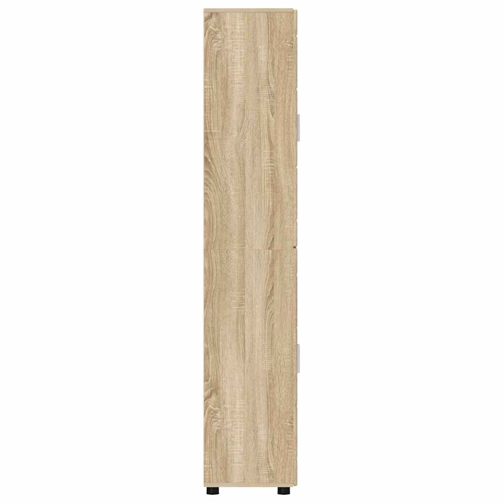 Highboard FLORIN Sonoma-Eiche 60 x 35 x 182 cm Holzwerkstoff
