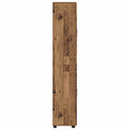 Highboard mit Tür FLORIN Altholz 60 x 35 x 182 cm Holzwerkstoff