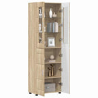 Highboard FLORIN Sonoma-Eiche 60 x 35 x 182 cm Holzwerkstoff