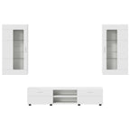 TV-Schrankset mit Schubladen FLORIN 3 pcs Weiß Holzwerkstoff