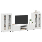 TV-Schrankset mit Schubladen FLORIN 3 pcs Weiß Holzwerkstoff