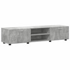 TV-Schrankset mit Regal FLORIN 3 pcs Beton Grau Holzwerkstoff