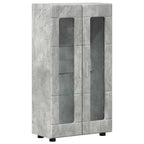 TV-Schrankset mit Regal FLORIN 3 pcs Beton Grau Holzwerkstoff