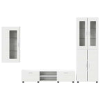 TV-Schrankset mit Schubladen FLORIN 3 pcs Weiß Holzwerkstoff