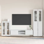 TV-Schrankset mit Schubladen FLORIN 3 pcs Weiß Holzwerkstoff