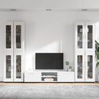 TV-Schrankset mit Schubladen FLORIN 3 pcs Weiß Holzwerkstoff