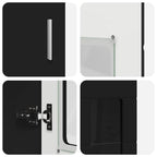 TV-Schrankset mit Schubladen FLORIN 3 pcs Schwarz Holzwerkstoff