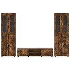 TV-Schrankset FLORIN 3 pcs Geräucherte Eiche Holzwerkstoff