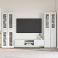 TV-Schrankset mit Schubladen FLORIN 3 pcs Weiß Holzwerkstoff