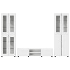 TV-Schrankset mit Schubladen FLORIN 3 pcs Weiß Holzwerkstoff