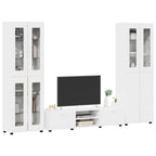 TV-Schrankset mit Schubladen FLORIN 3 pcs Weiß Holzwerkstoff