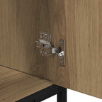 Badezimmermöbel-Set mit Regal 2 pcs Artisan-Eiche Holzwerkstoff