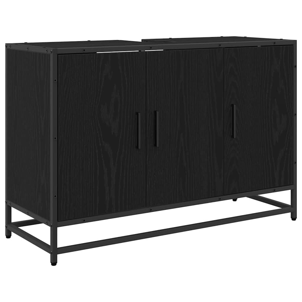 Badezimmermöbel-Set mit Schubladen 3 pcs Altholz Holzwerkstoff