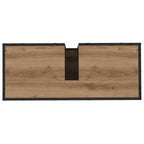 Badezimmermöbel-Set mit Regal 2 pcs Artisan-Eiche Holzwerkstoff