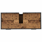 Badezimmermöbel-Set mit Schubladen 4 pcs Altholz Holzwerkstoff