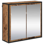 Badezimmermöbel Set mit Schubladen 4 pcs Altholz Holzwerkstoff