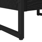 Bücherregal Schwarz Eichen-Optik 40 x 30 x 86,5 cm
