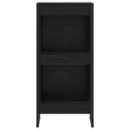 Bücherregal Schwarz Eichen-Optik 40 x 30 x 86,5 cm