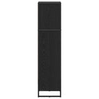 Bücherregal Schwarz Eichen-Optik 40 x 30 x 121 cm Holzwerkstoff