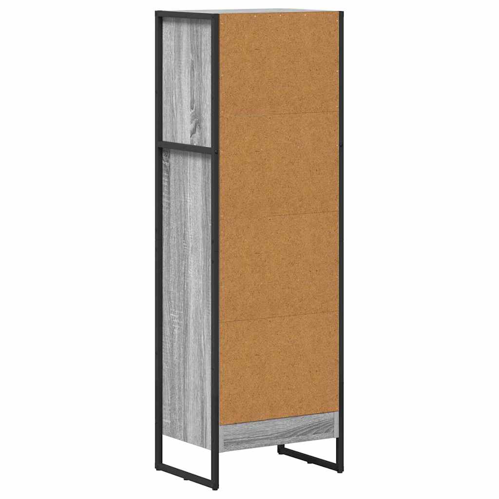 Bücherregal Graues Sonoma 40 x 30 x 121 cm Holzwerkstoff