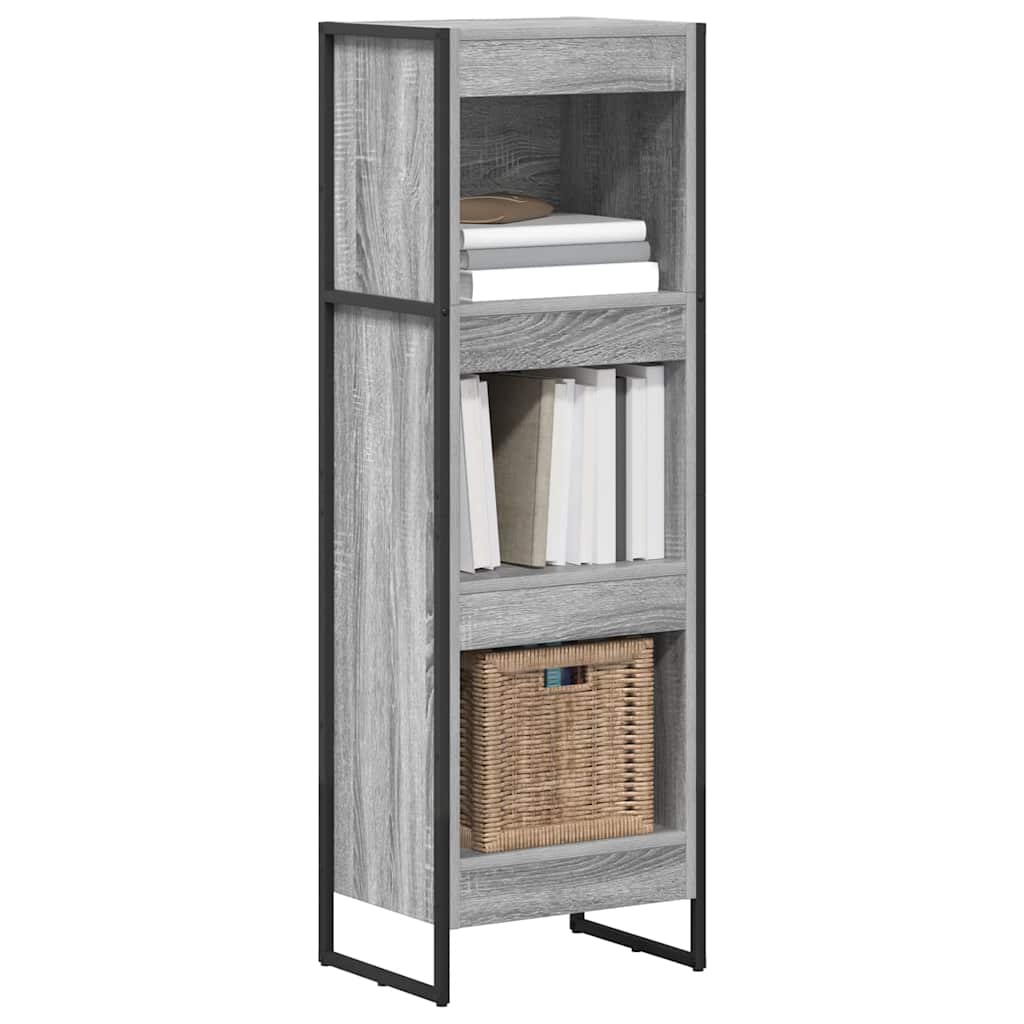 Bücherregal Graues Sonoma 40 x 30 x 121 cm Holzwerkstoff