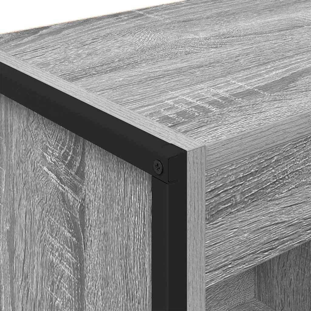 Bücherregal Graues Sonoma 40 x 30 x 155 cm Holzwerkstoff