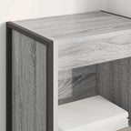 Bücherregal Graues Sonoma 40 x 30 x 155 cm Holzwerkstoff