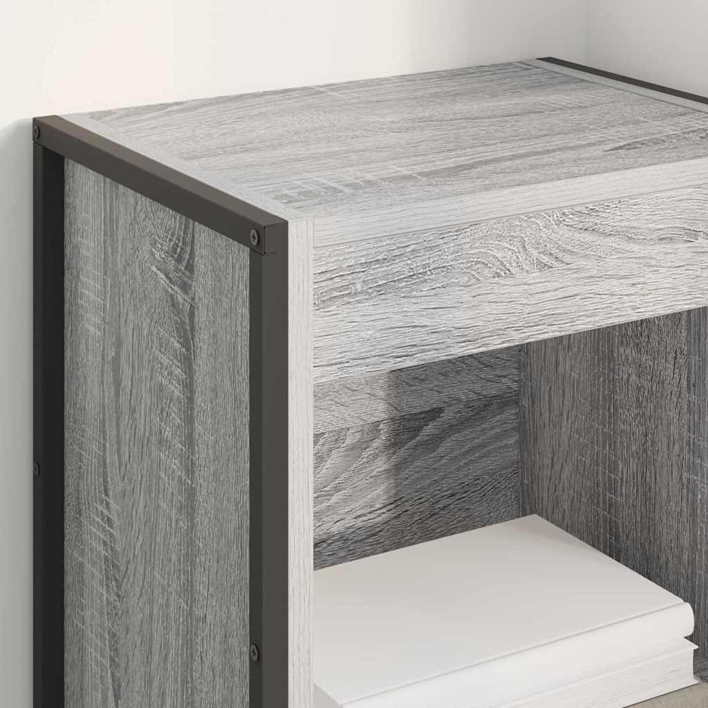 Bücherregal Graues Sonoma 40 x 30 x 155 cm Holzwerkstoff