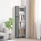 Bücherregal Graues Sonoma 40 x 30 x 155 cm Holzwerkstoff