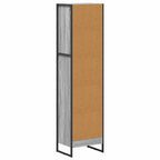 Bücherregal Graues Sonoma 40 x 30 x 155 cm Holzwerkstoff