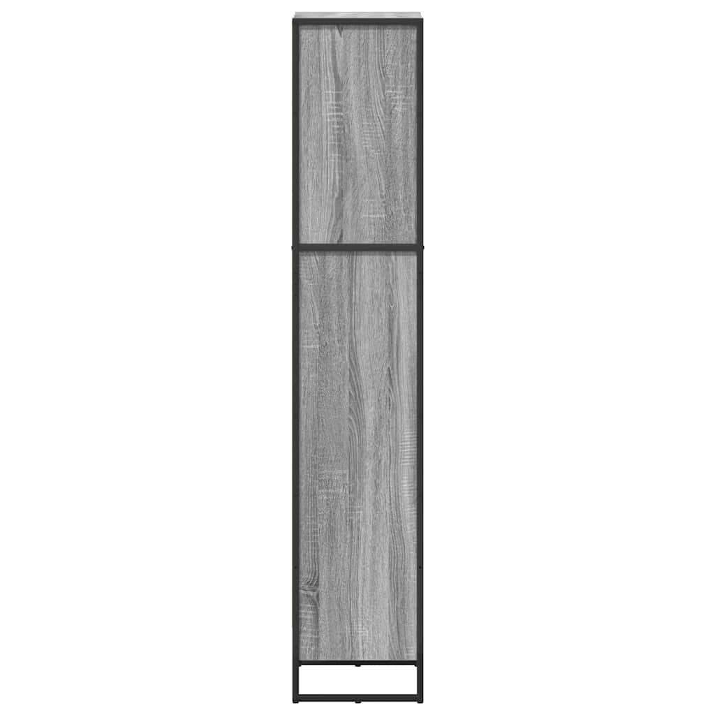 Bücherregal Graues Sonoma 40 x 30 x 155 cm Holzwerkstoff