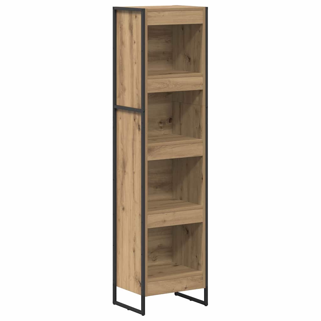 Bücherregal Kunsthandwerk Eiche 40 x 30 x 155 cm Holzwerkstoff