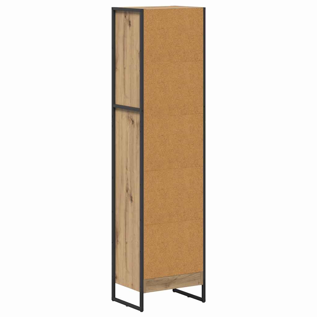 Bücherregal Kunsthandwerk Eiche 40 x 30 x 155 cm Holzwerkstoff