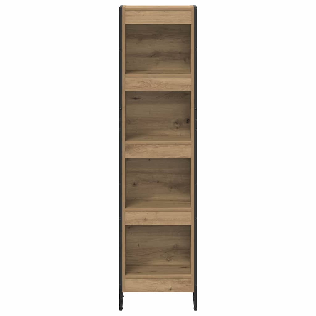 Bücherregal Kunsthandwerk Eiche 40 x 30 x 155 cm Holzwerkstoff