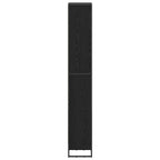 Bücherregal Schwarz Eichen-Optik 40 x 30 x 189,5 cm