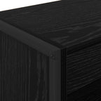 Bücherregal Schwarz Eichen-Optik 60 x 30 x 86,5 cm