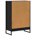 Bücherregal Schwarz Eichen-Optik 60 x 30 x 86,5 cm