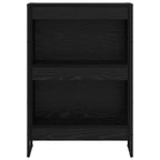 Bücherregal Schwarz Eichen-Optik 60 x 30 x 86,5 cm