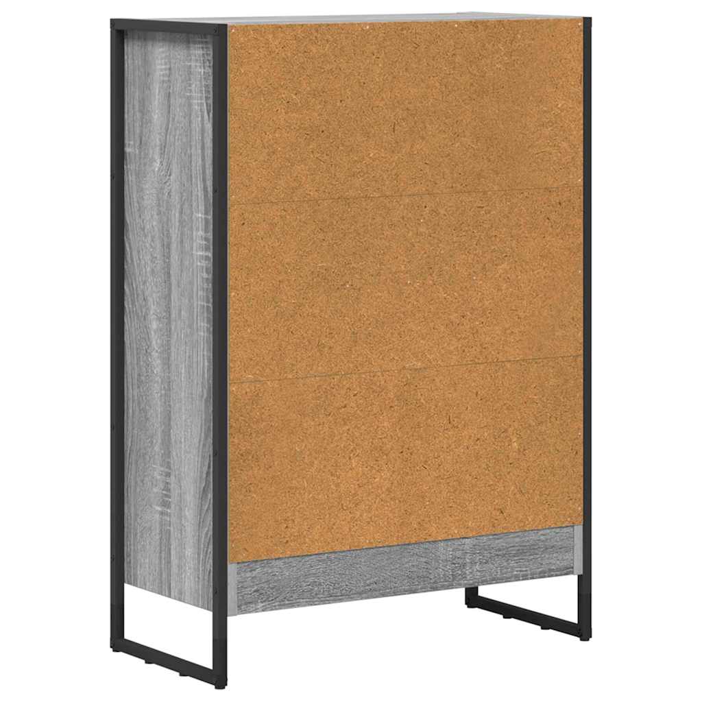 Bücherregal Graues Sonoma 60 x 30 x 86,5 cm Holzwerkstoff