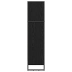 Bücherregal Schwarz Eichen-Optik 60 x 30 x 121 cm Holzwerkstoff